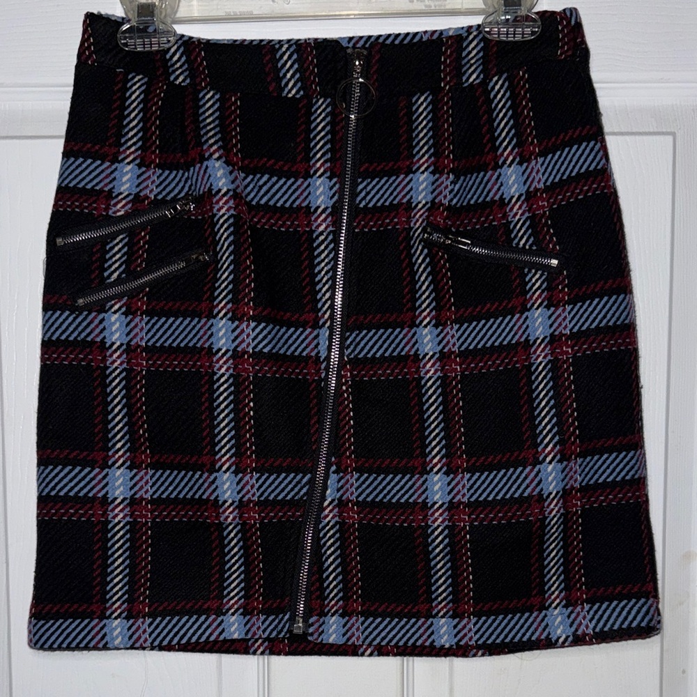 Plaid Mini Skirt